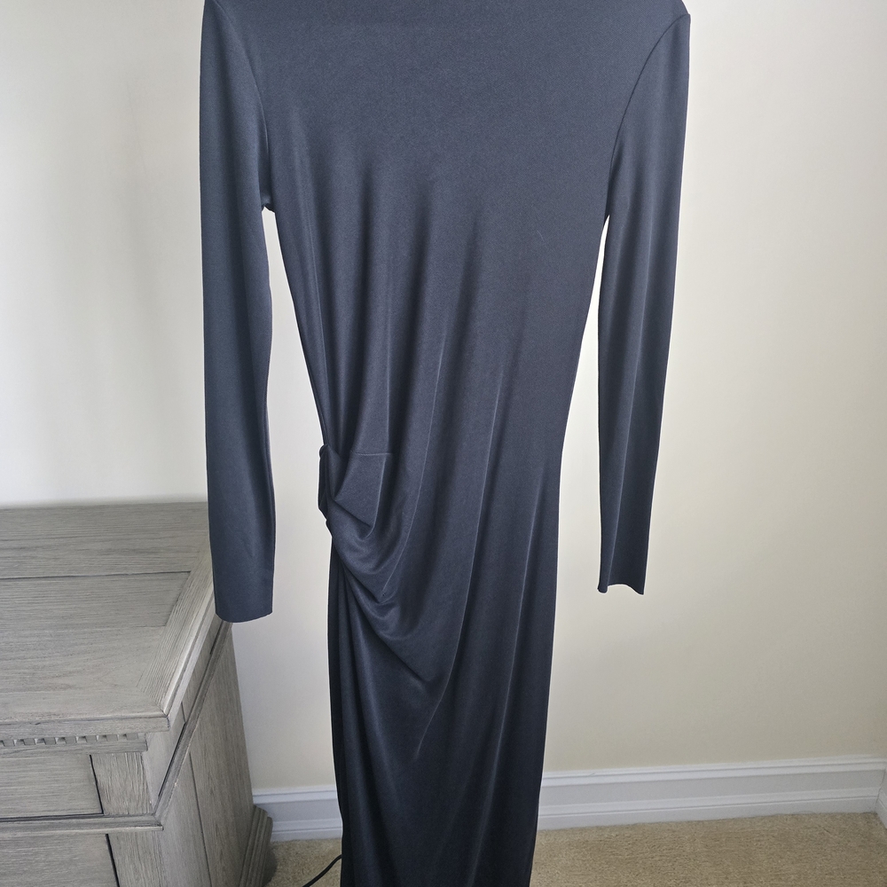 Elegant Black Long Sleeve Dress